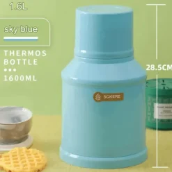 Brew Bliss Küche & Esszimmer-Künstlerische Isolierthermosflasche – Elegante Reiseflasche