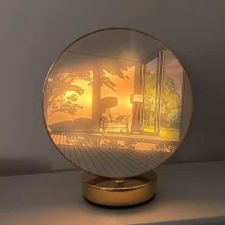 Comfort u0026 Style Beleuchtung-Künstlerische Orb-Tischlampe – Kreative Wohndekorbeleuchtung