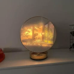 Comfort u0026 Style Beleuchtung-Künstlerische Orb-Tischlampe – Kreative Wohndekorbeleuchtung