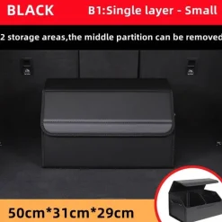 Wild u0026 Free Gear Autozubehör|Automobilindustrie-Kofferraum-Organizer aus Leder – Aufbewahrungsbox mit großem Fassungsvermögen