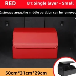 Wild u0026 Free Gear Autozubehör|Automobilindustrie-Kofferraum-Organizer aus Leder – Aufbewahrungsbox mit großem Fassungsvermögen