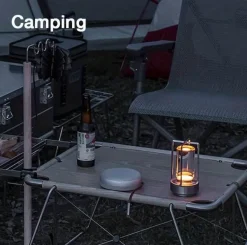 Bright Accents Beleuchtung-Kompakte LED Camping Tischlampe - Tragbares Außenlicht