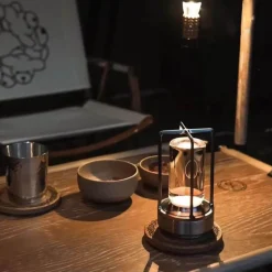 Bright Accents Beleuchtung-Kompakte LED Camping Tischlampe - Tragbares Außenlicht