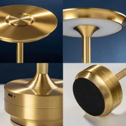 Bright Accents Beleuchtung-Kompakte LED Camping Tischlampe - Tragbares Außenlicht