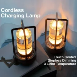 Bright Accents Beleuchtung-Kompakte LED Camping Tischlampe - Tragbares Außenlicht