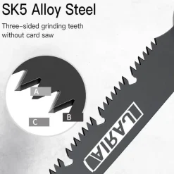 The Outdoor Vault Camping-Werkzeuge|Outdoor-Artikel-Kompakte, zusammenklappbare Handsäge – tragbares Camping-Holzbearbeitungswerkzeug