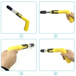 Gear Up u0026 Go Outdoor-Gadgets|Outdoor & Garten-Kompakter Druckluftnagler aus Edelstahl – Tragbare Nagelpistole