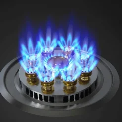 The Culinary Kit Küche & Esszimmer-Kompakter Gasherd - Tragbares Kochfeld mit Einzelplatte