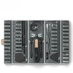 The Decor Haven Outdoor & Garten|Camping Im Freien-Kompaktes 18-in-1-Getriebeschraubendreher-Set – Heimwerker-Werkzeugset