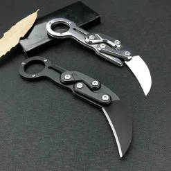 Cozy Living Camping-Werkzeuge|Camping Im Freien-Kompaktes, klappbares Karambitmesser – Taktisches Klauenwerkzeug