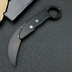 Cozy Living Camping-Werkzeuge|Camping Im Freien-Kompaktes, klappbares Karambitmesser – Taktisches Klauenwerkzeug