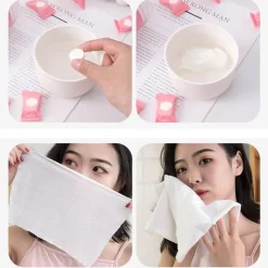 The Relaxation Nook Gesundheits-Gadgets|Gesundheits- Und Entspannungstools-Kompaktes Reisehandtuch-Set – Magische Einweghandtücher