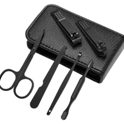 PureGlow Männerpflege|Frauenpflege-Kompaktes tragbares Maniküre-Set – Reise-Nagelpflegeset