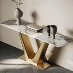 The Lounge Loft Möbel-Konsolentisch aus Holz – Moderne Eingangsmöbel von Elisa