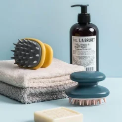 The Blissful Bath Badezimmer-Kopfhautmassagebürste – Entspannendes Kopfmassagegerät zum Stressabbau
