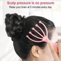 The Relaxation Nook Gesundheits- Und Entspannungstools|Gesundheits-Gadgets-Kopfhautmassagegerät – 5-Finger-Kopfmassagegerät zur Stresslinderung