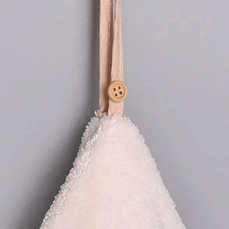 Tom Küche & Esszimmer-Korallensamt-Handtuch – rundes, weiches, super saugfähiges Badetuch