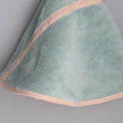 Tom Küche & Esszimmer-Korallensamt-Handtuch – rundes, weiches, super saugfähiges Badetuch