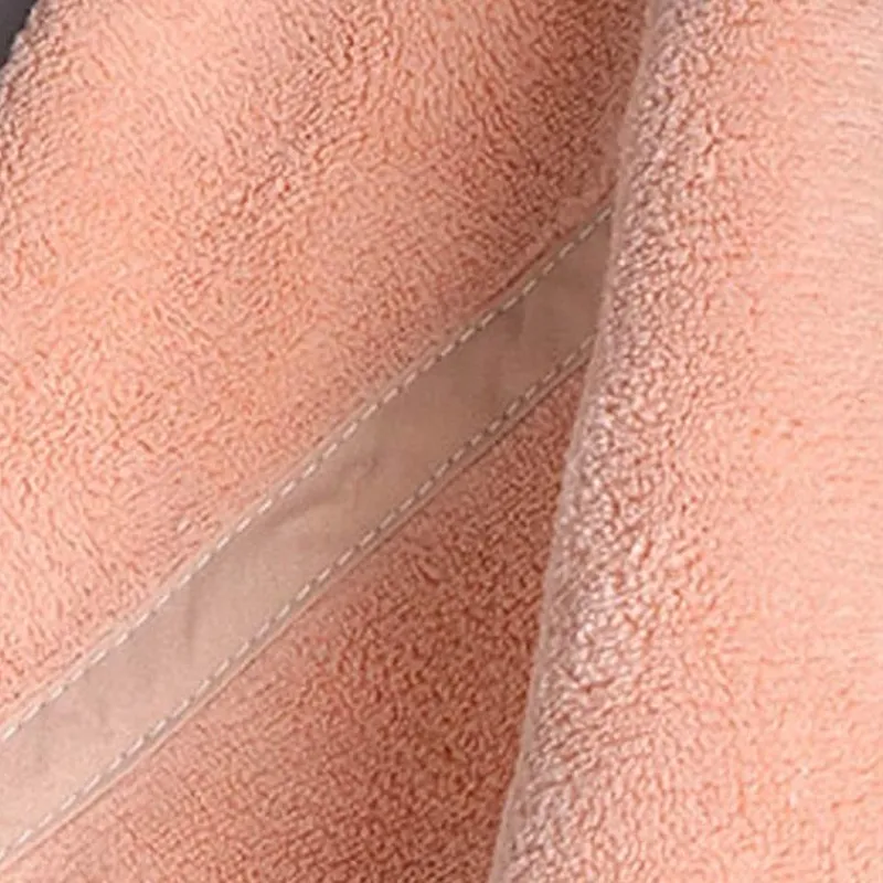 Tom Küche & Esszimmer-Korallensamt-Handtuch – rundes, weiches, super saugfähiges Badetuch