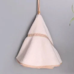 Tom Küche & Esszimmer-Korallensamt-Handtuch – rundes, weiches, super saugfähiges Badetuch