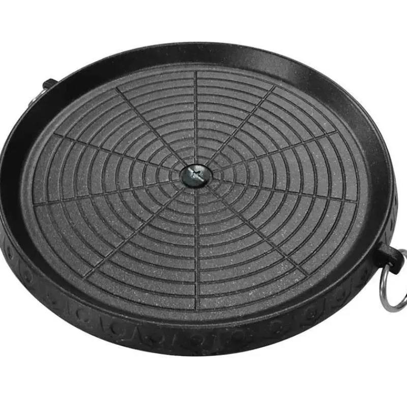 Elegance at the Table Küche & Esszimmer-Koreanische Grillpfanne – Antihaftbeschichtetes, rauchfreies Grilltablett für den Innen- und Außenbereich