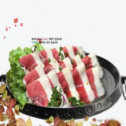 Elegance at the Table Küche & Esszimmer-Koreanische Grillpfanne – Antihaftbeschichtetes, rauchfreies Grilltablett für den Innen- und Außenbereich