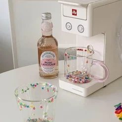 The Cozy Mug Küche & Esszimmer-Koreanischer doppelschichtiger Glasbecher – isolierter Getränkebecher