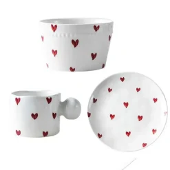 Tom Küche & Esszimmer-Koreanisches Keramik-Kaffeetassen-Set - Kreative Tee-Milch-Tassen Großhandel Geburtstagsgeschenk