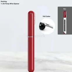 Plates u0026 More Küche & Esszimmer-Korkenzieher-Set – Flaschenöffner mit Luftpumpe und Korkenzieher