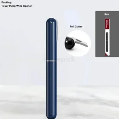 Plates u0026 More Küche & Esszimmer-Korkenzieher-Set – Flaschenöffner mit Luftpumpe und Korkenzieher