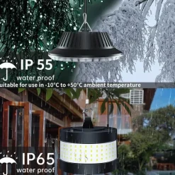 The Decor Haven Gadgets Für Zuhause-Öko-Solar-Außenbeleuchtungssystem, wasserdicht