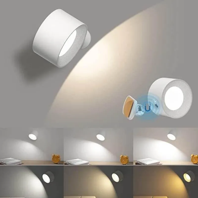 Comfort u0026 Style Beleuchtung-Öko-Wiederaufladbare Wandlampe – Nachhaltige LED-Beleuchtung