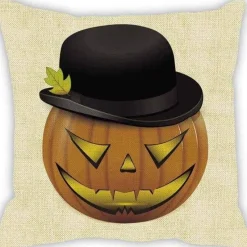 Cozy Haven Bettzeug-Kürbis Halloween Kissenbezüge - Gruselige Dekokissenbezüge