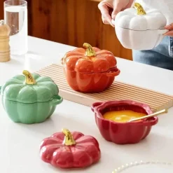 Tom Küche & Esszimmer-Kürbis Müslischalen Set - Halloween Küchendeko