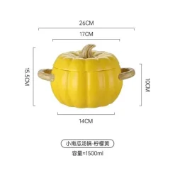 Tom Küche & Esszimmer-Kürbis Müslischalen Set - Halloween Küchendeko