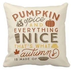 Cozy Haven Bettzeug-Kürbisgewürz-Halloween-Kissenbezüge - Herbstdeko-Kissen