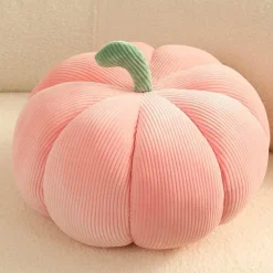 Willow u0026 Whim Bettzeug-Kürbis-Plüschkissen – Süßes Halloween-Herbstdekor