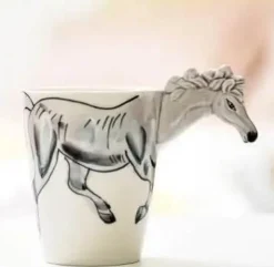 Brew Bliss Küche & Esszimmer-Kreative Keramikbecher im Dschungel-Design – einzigartiges, künstlerisches Trinkgeschirr