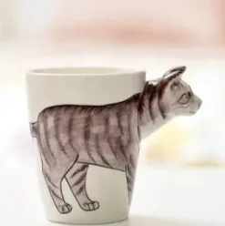 Brew Bliss Küche & Esszimmer-Kreative Keramikbecher im Dschungel-Design – einzigartiges, künstlerisches Trinkgeschirr