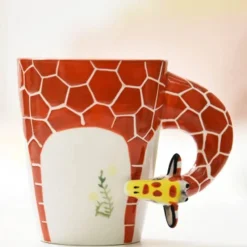 Brew Bliss Küche & Esszimmer-Kreative Keramikbecher im Dschungel-Design – einzigartiges, künstlerisches Trinkgeschirr