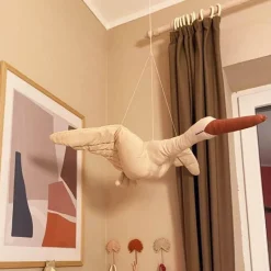 The Finishing Touch Babyspielzeug-Kreative Kinderzimmer-Dekoration zum Aufhängen, Schwan-Plüschpuppe