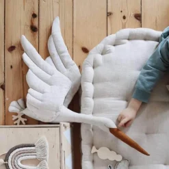 The Finishing Touch Babyspielzeug-Kreative Kinderzimmer-Dekoration zum Aufhängen, Schwan-Plüschpuppe