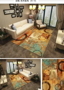 Floor u0026 Flair Boden & Teppiche-Kreativer, moderner, pastoraler Stil, weicher Teppich für Zuhause