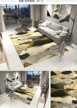 Floor u0026 Flair Boden & Teppiche-Kreativer, moderner, pastoraler Stil, weicher Teppich für Zuhause