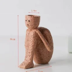 Timeless Vessels Wohndeko-Kreativer nordischer Portrait-Pflanztopf – einzigartiger Blumentopf