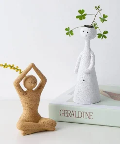 Timeless Vessels Wohndeko-Kreativer nordischer Portrait-Pflanztopf – einzigartiger Blumentopf