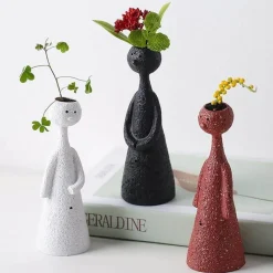 Timeless Vessels Wohndeko-Kreativer nordischer Portrait-Pflanztopf – einzigartiger Blumentopf