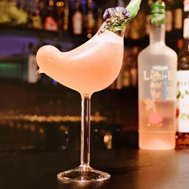 Deco Küche & Esszimmer-Kreatives Cocktailglas in Vogelform – Einzigartiges Trinkgeschirr für Partys