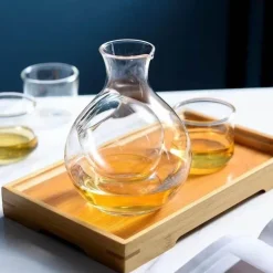 Plates u0026 More Küche & Esszimmer-Kristall-Eiskrug – Spender für Sake, Wein, Whisky und Bier