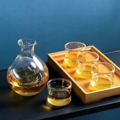 Plates u0026 More Küche & Esszimmer-Kristall-Eiskrug – Spender für Sake, Wein, Whisky und Bier